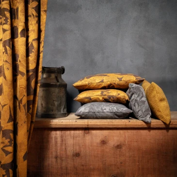 Christian Fischbacher Curtain and Cushion FLURIN